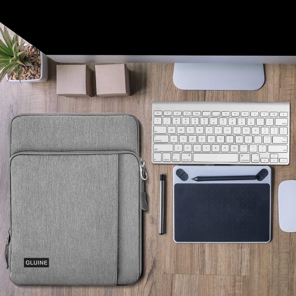 Promo Gluine 9368 Tas Laptop Tablet 14" Utility Laptop Tablet Sleeve With Shoulder Belt For Men And