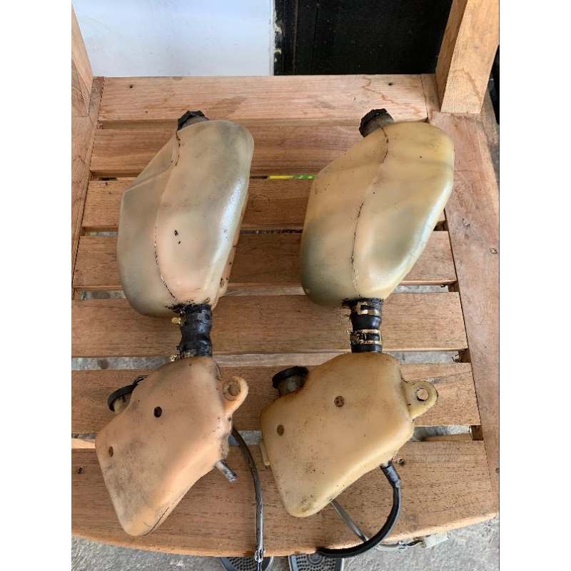 Botol tabung oli tempat wadah oli samping original Suzuki Rc80 Rc100 Bravo