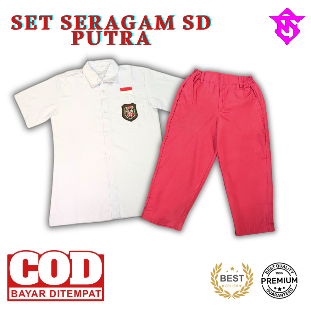 THESUNAN57 SET SERAGAM SD 1 SET SERAGAM SD PUTRA SET SERAGAM SD PUTRA MURAH