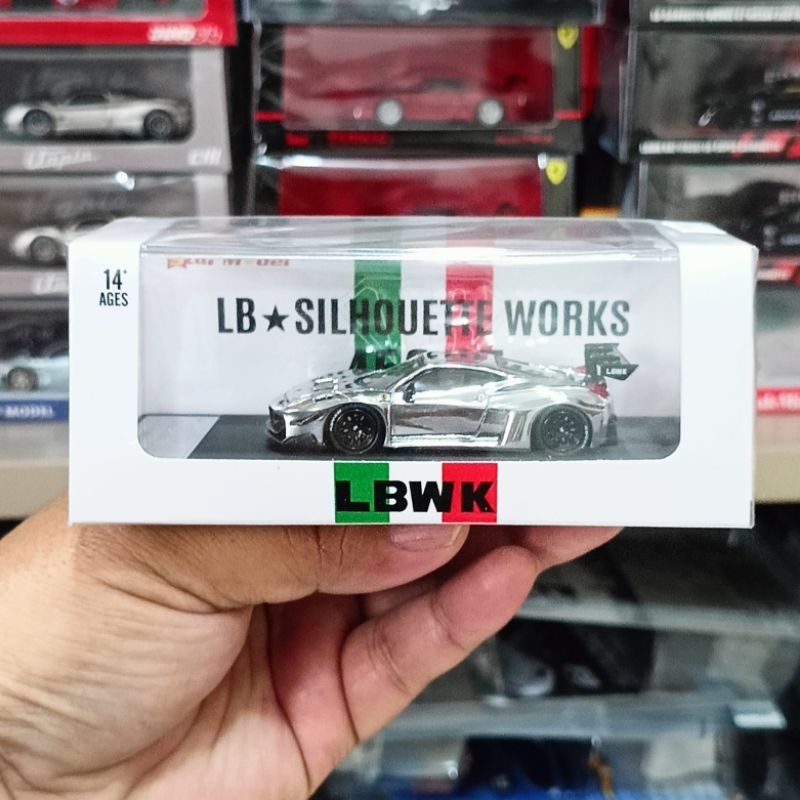 Star Model LBWK LB-Silhouette WORKS 458 GT Silver New Segel