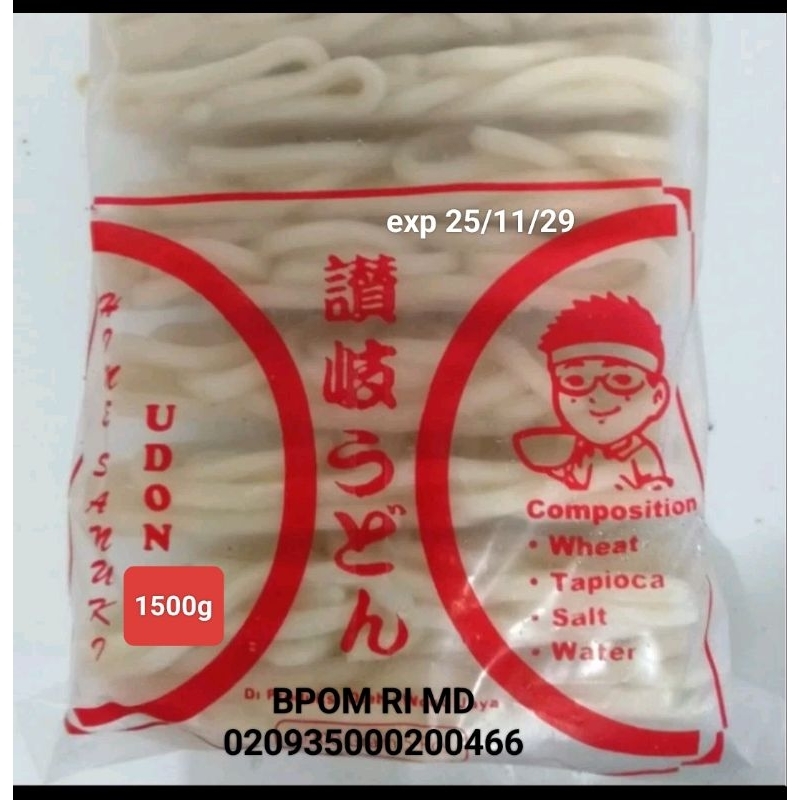 

Udon Frozen food isi 10 keping per pack