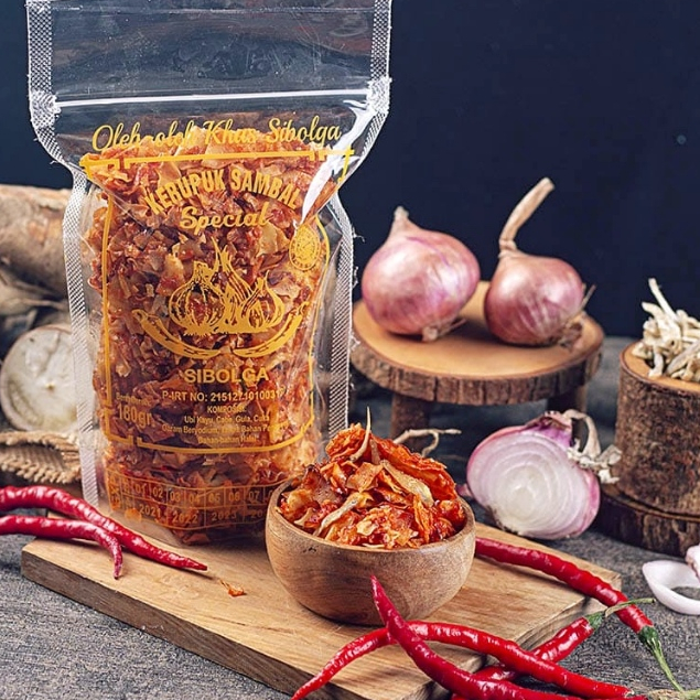 

[Cap Bawang] Keripik Sambal Teri Sibolga Special Cap Bawang Asli 500gr