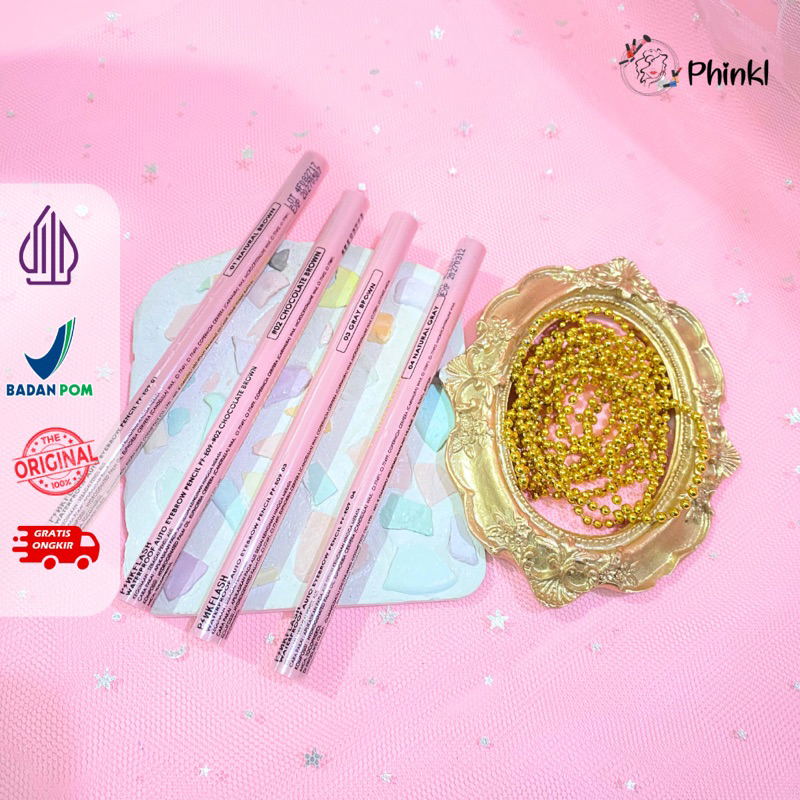 [PHINKL]  PINKFLASH Automatic Eyebrow Matic Pensil tahan air Ujung pensil untuk bentuk alis serat