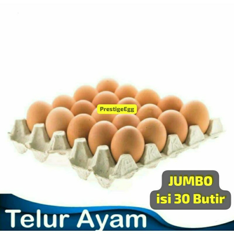 

[INSTANT MEDAN] Telur Ayam Eropa JUMBO isi 30 Butir