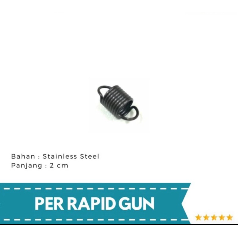 

per rapid gun (stainless steel) - sparepart staples rapid gun R23
