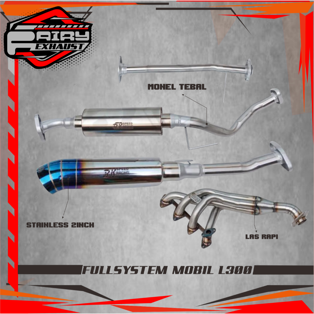KNALPOT MOBIL L300 FULLSYSTEM