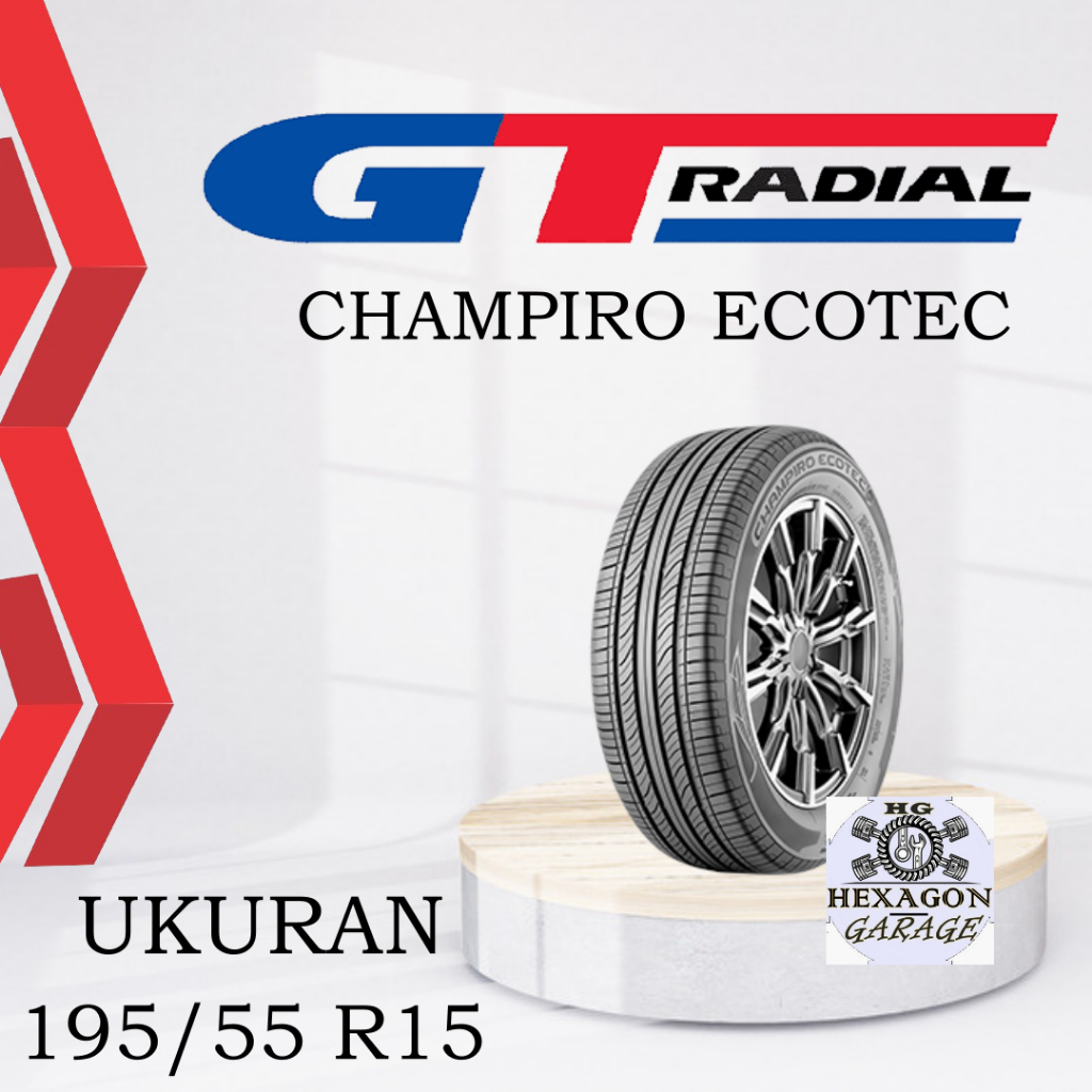Ban Mobil GT Radial 195/55 R15 Champiro Ecotec