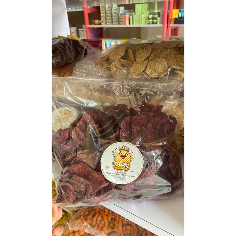 

keripik ubi ungu 250gr aqrfoody