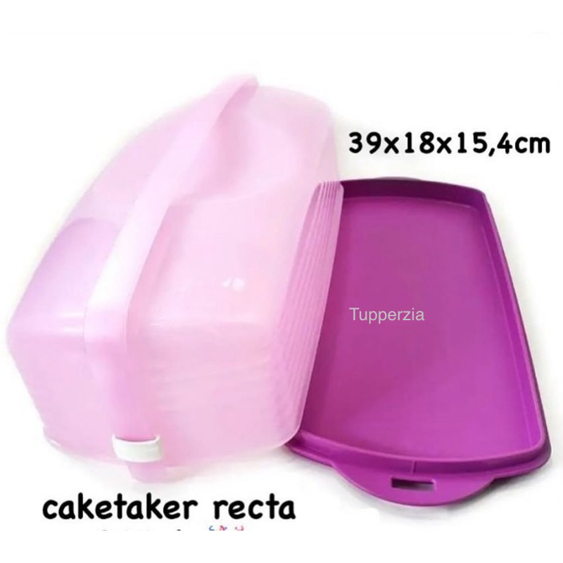 Cake Taker Rectangular Tupperware