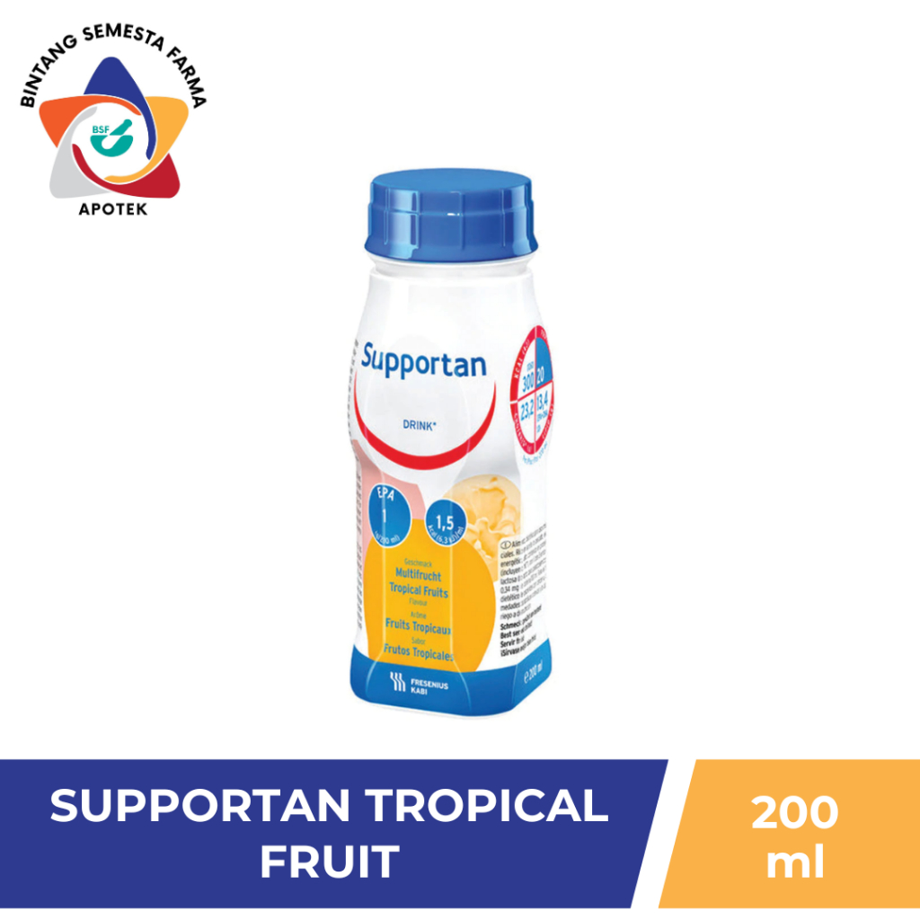 

Supportan Tropical Fruit | Minuman nutrisi rasa buah tropis