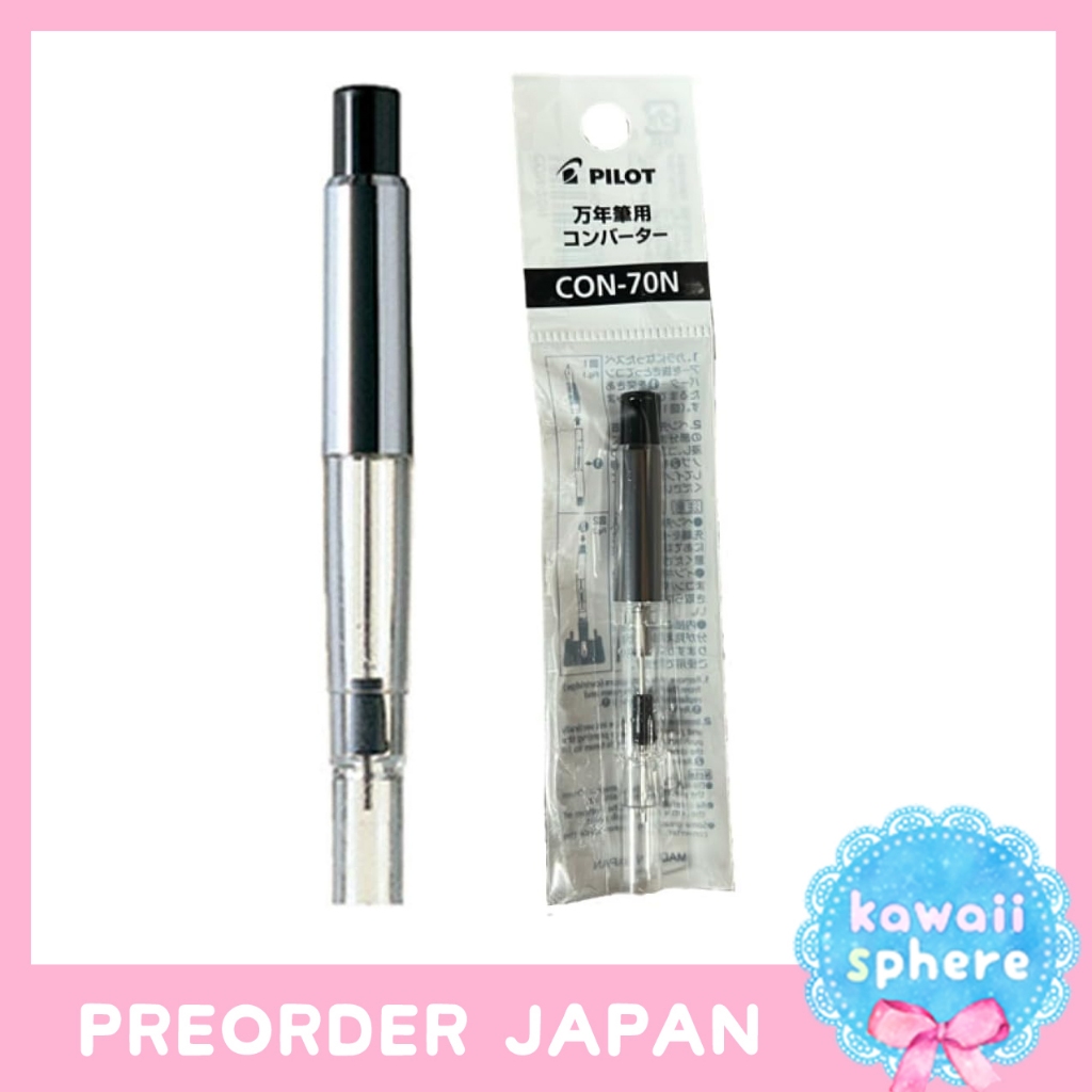 

Pilot CON-70N Fountain Pen Ink Converter | Converter Pilot Kakuno, fountain pen pilot | Cartridge type fountain pen ink inhaler push type | Preorder Jepang