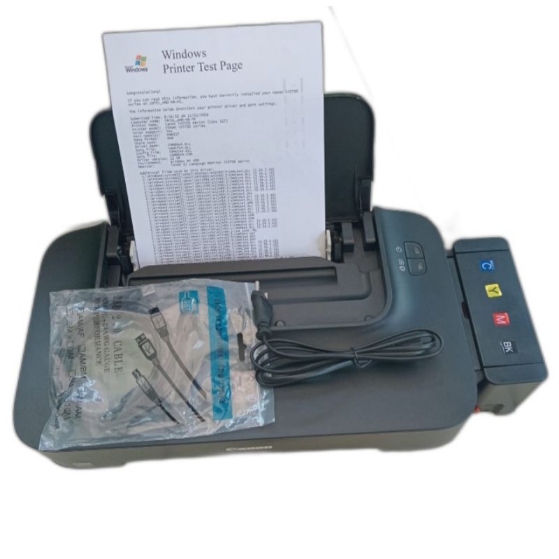 Printer canon ip2770 sudah infus box siap pakai hasilnya bagus scond rasa baru