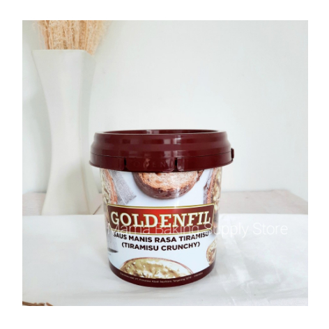 

GOLDENFIL Selai Filling Jam Kopi TIRAMISU Crunchy Goldenfil Jam 1 Kg