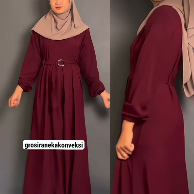 Gamis wanita terbaru arumi gamis wanita simpel muslim dan kekinian