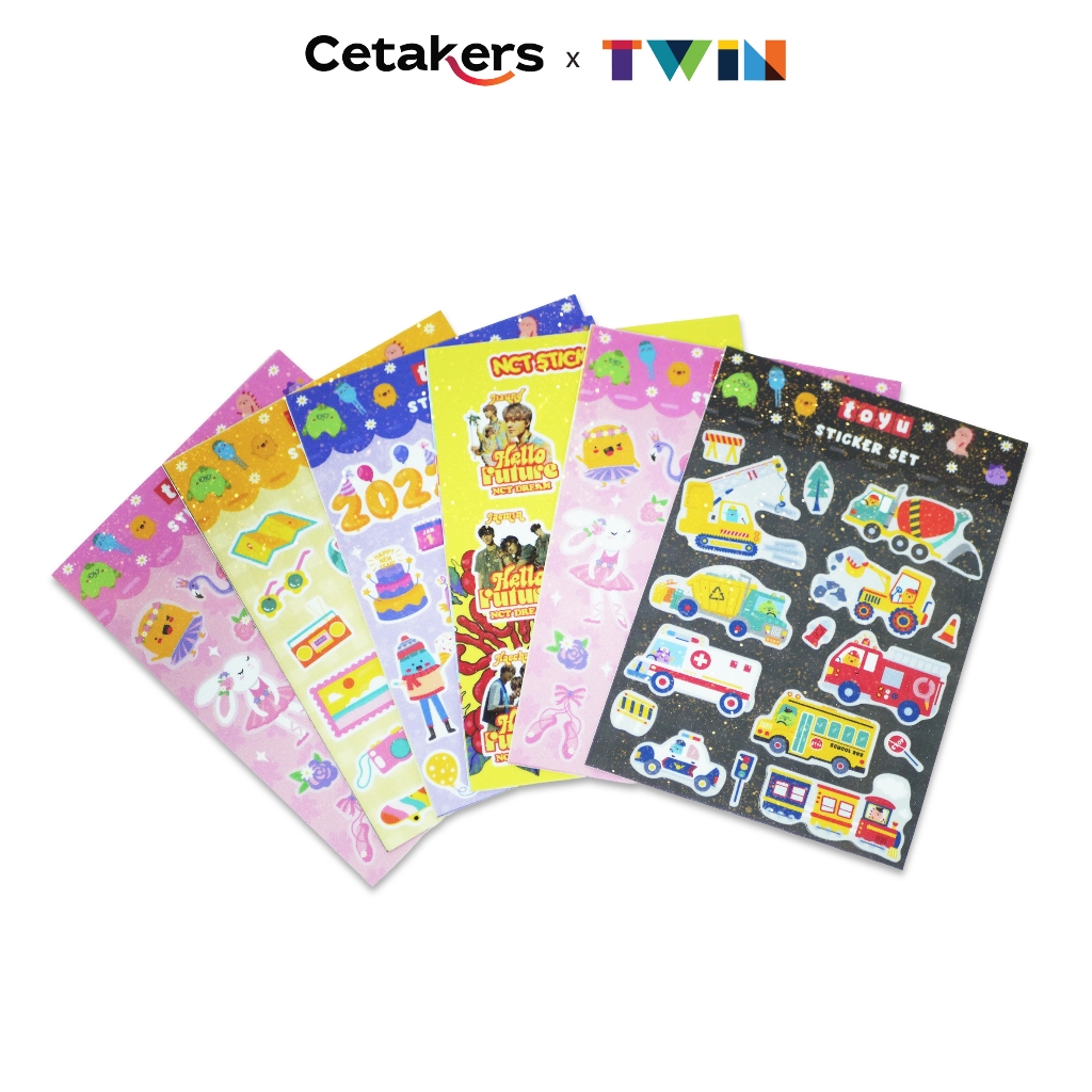 

Sticker Glitter | Stiker Sheet | A3