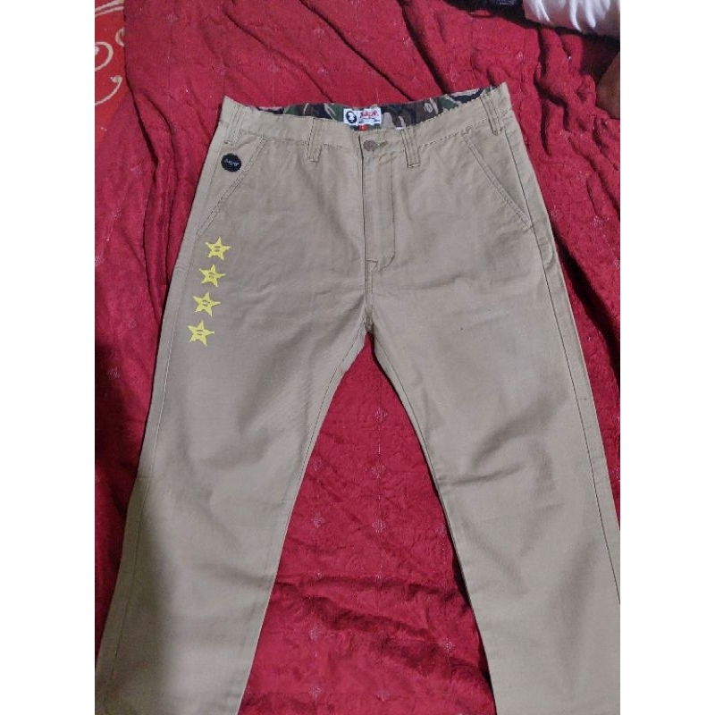 Bathing Ape BAPE Cotton Canvas Pants Original