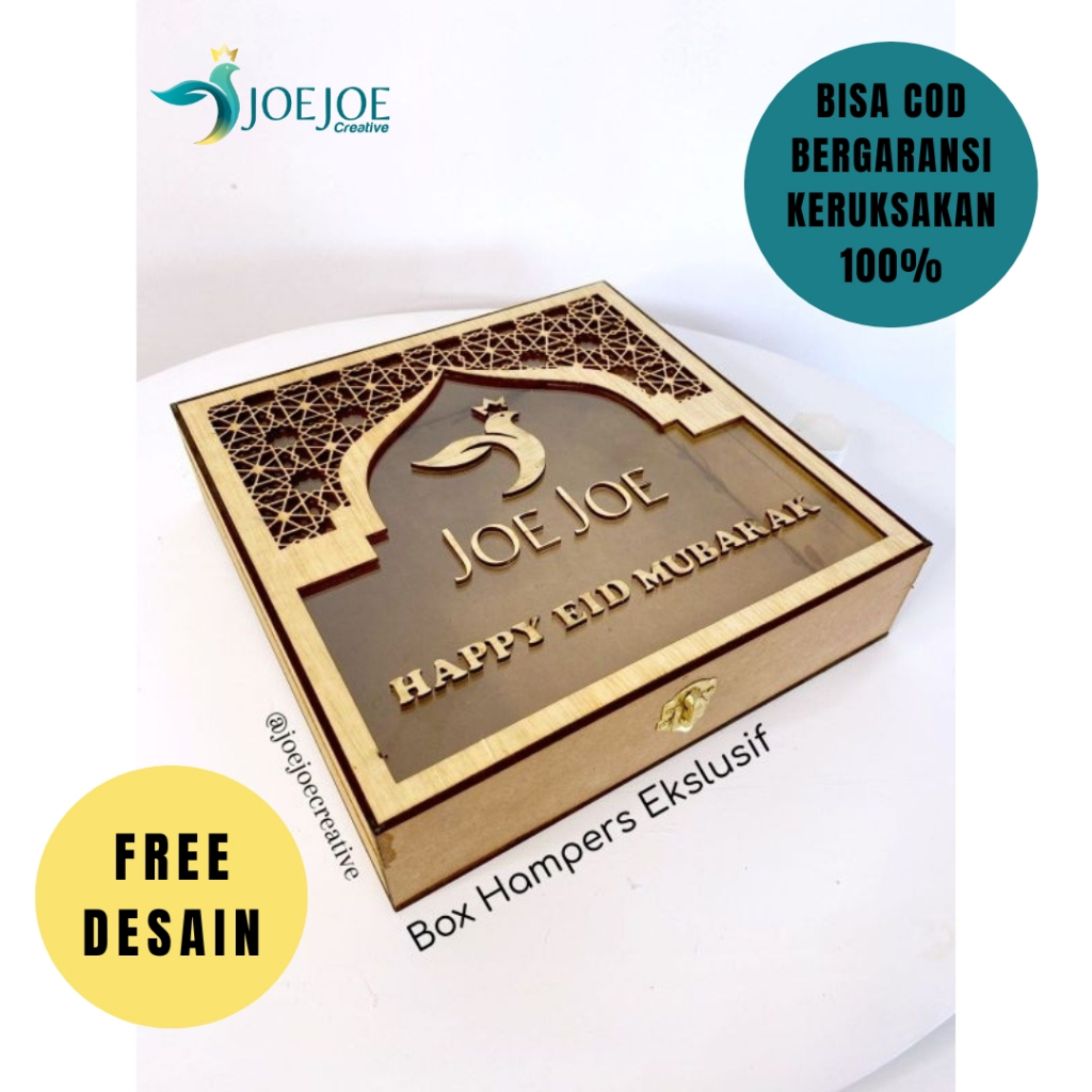 

Box hampers lebaran Custom / box parcel premium / box kayu / gift box lebaran