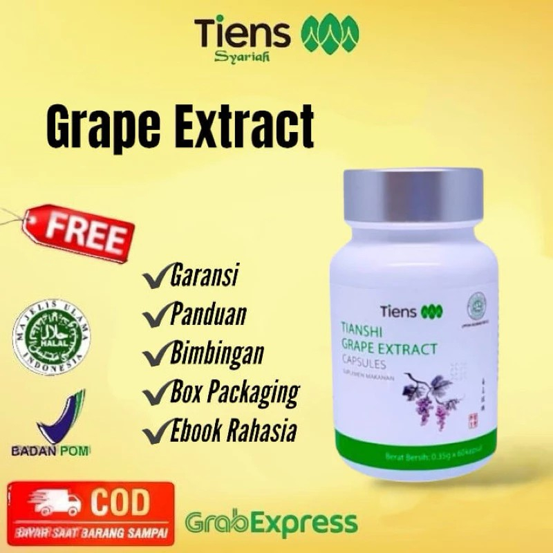 GRAPE EXTRACT TIENS NUTRISI VERTIGO | PENYUMBATAN PEMBULUH DARAH