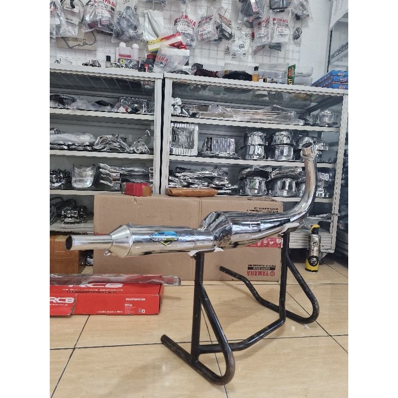 KNALPOT RX KING KNALPOT KOLONG RX KING CHROME LAMBUNG 38