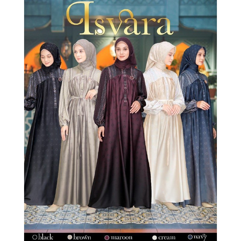 ISVARA DRESS GAMIS BY ADEN HIJAB ORI