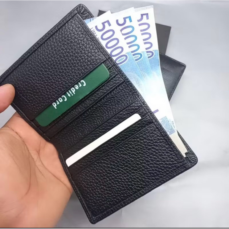 Dompet Kartu ATM Mini Dompet Kartu Kulit Asli Dompet Kartu Mini 8x11cm