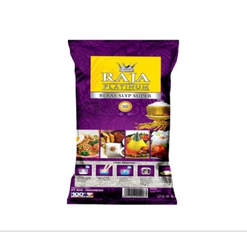 

Beras Raja Platinum 5 Kg Beras Raja Slyp Super 5Kg