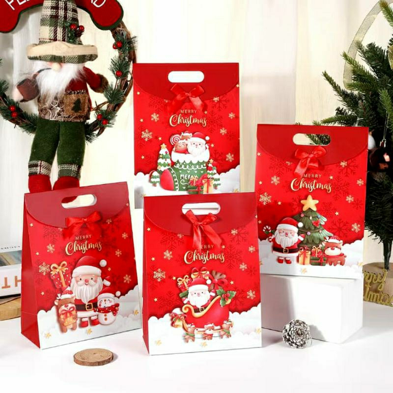 

Paper Bag Natal Merry Christmast