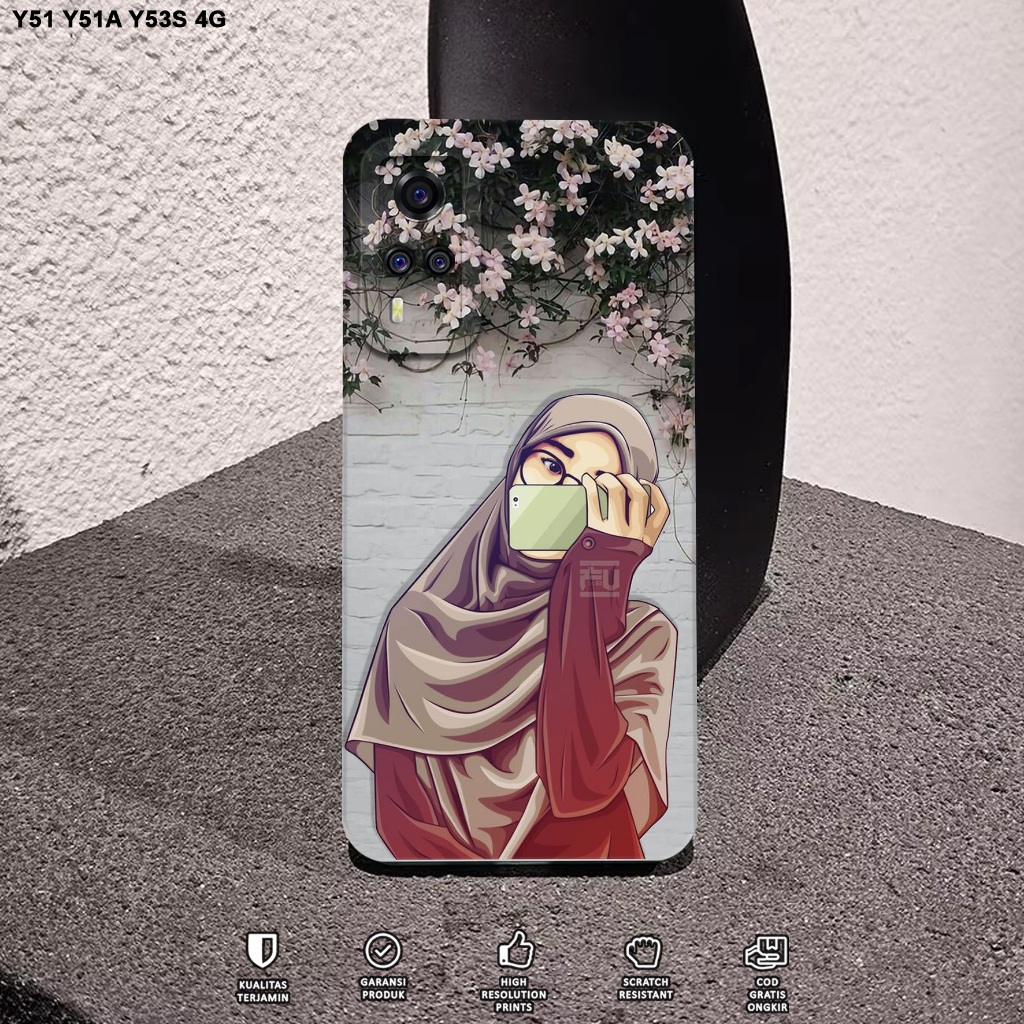 Case Vivo V2030 - Casing Hp Vivo V2030 Motif Hijabers - Softcase Vivo V2030 - Softcase Hp Vivo V2030