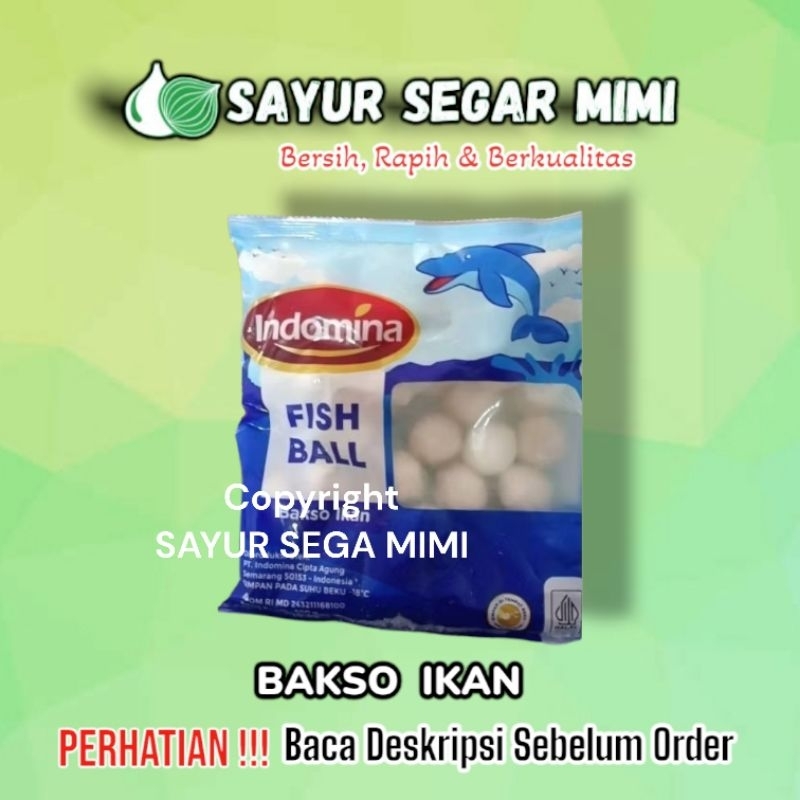 BAKSO FROZEN SEAFOOD INDOMINA  - Sayur Segar Mimi