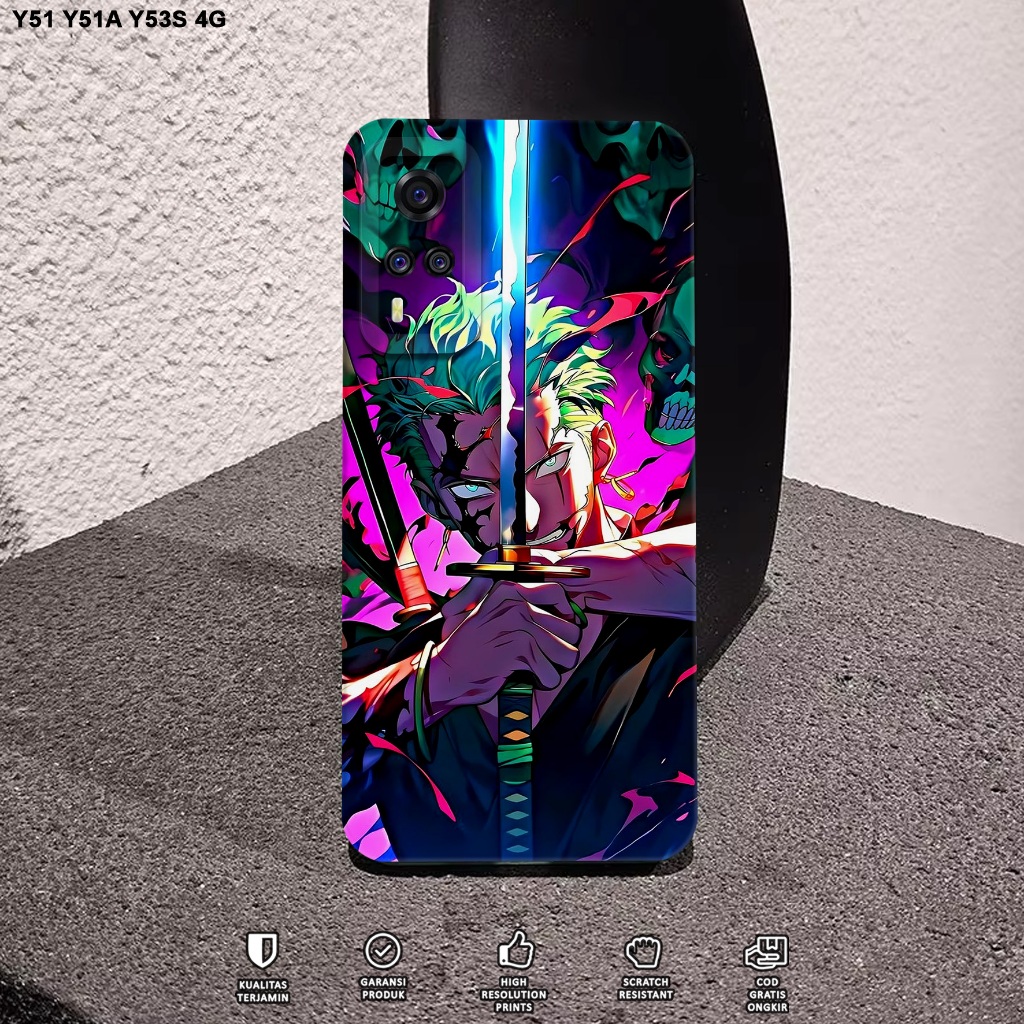 Case Vivo V2030 - Casing Hp Vivo V2030 Motif Zoro - Softcase Vivo V2030 - Softcase Hp Vivo V2030 - C