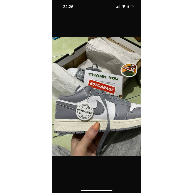 Air Jordan 1 low vintage grey