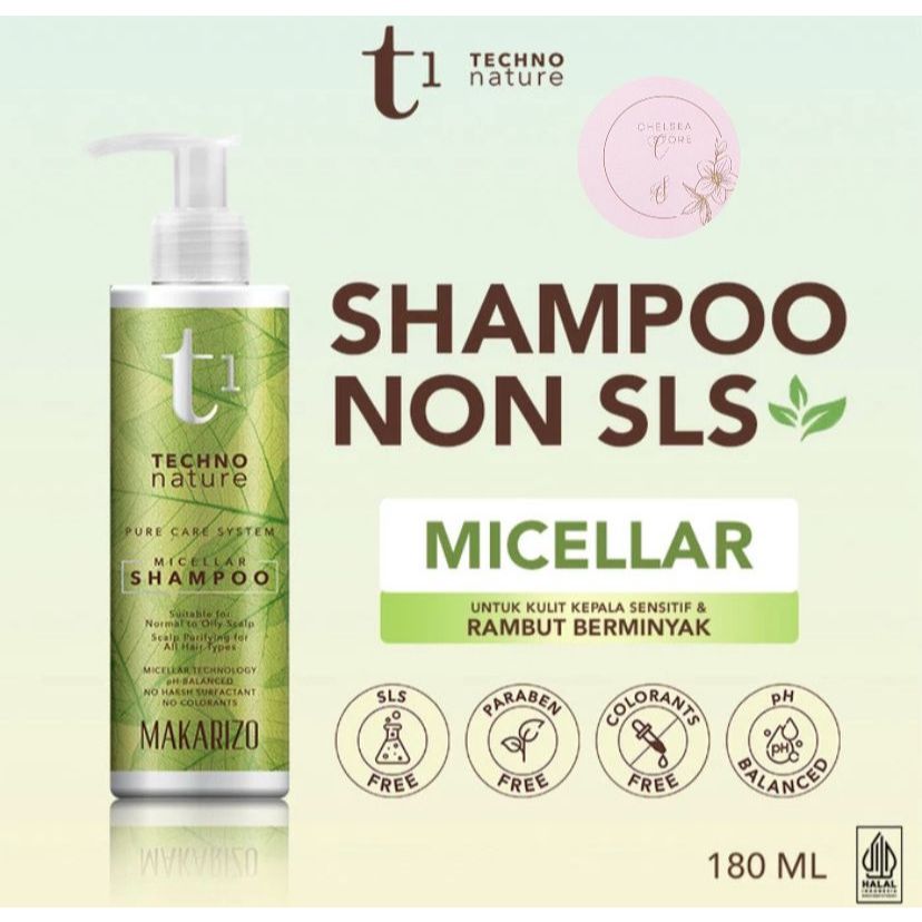 Makarizo Shampoo Techno Nature Micellar 180ml