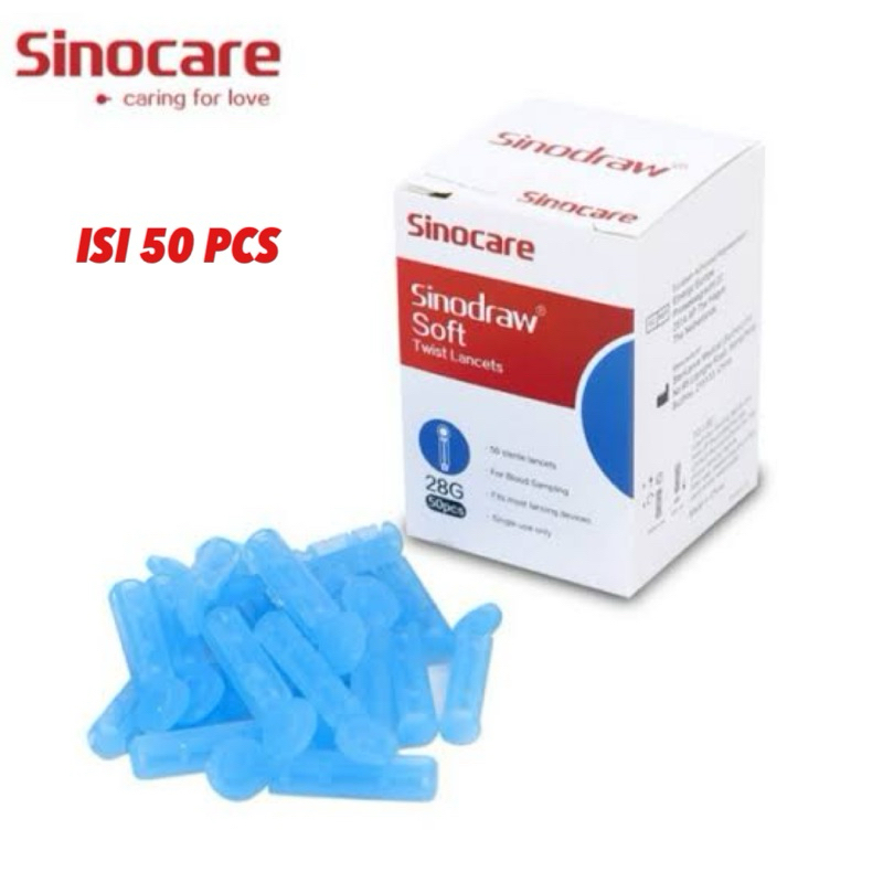 Lancet Bekam Sinocare 28G/ Pen Lancet Bekam/ Jarum bekam Lancet