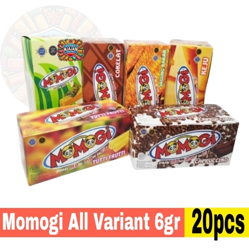 

Snack Momogi 6gr All Variant Box isi 20 pcs