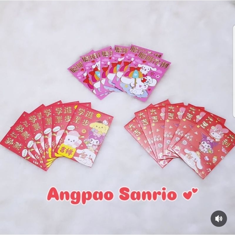 

Cute Sanrio Angpao isi 6 per bungkus