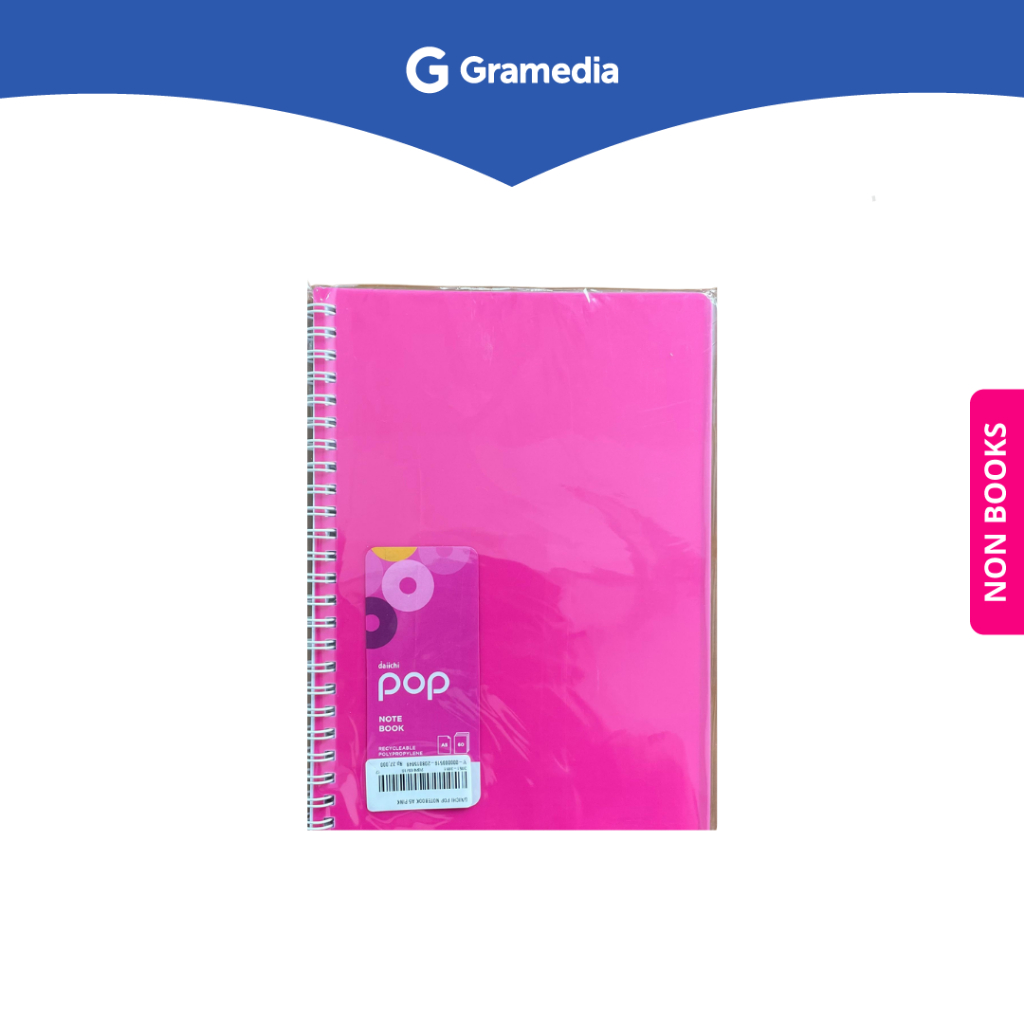 

Gramedia Depok - DAIICHI POP NOTEBOOK A5 PINK