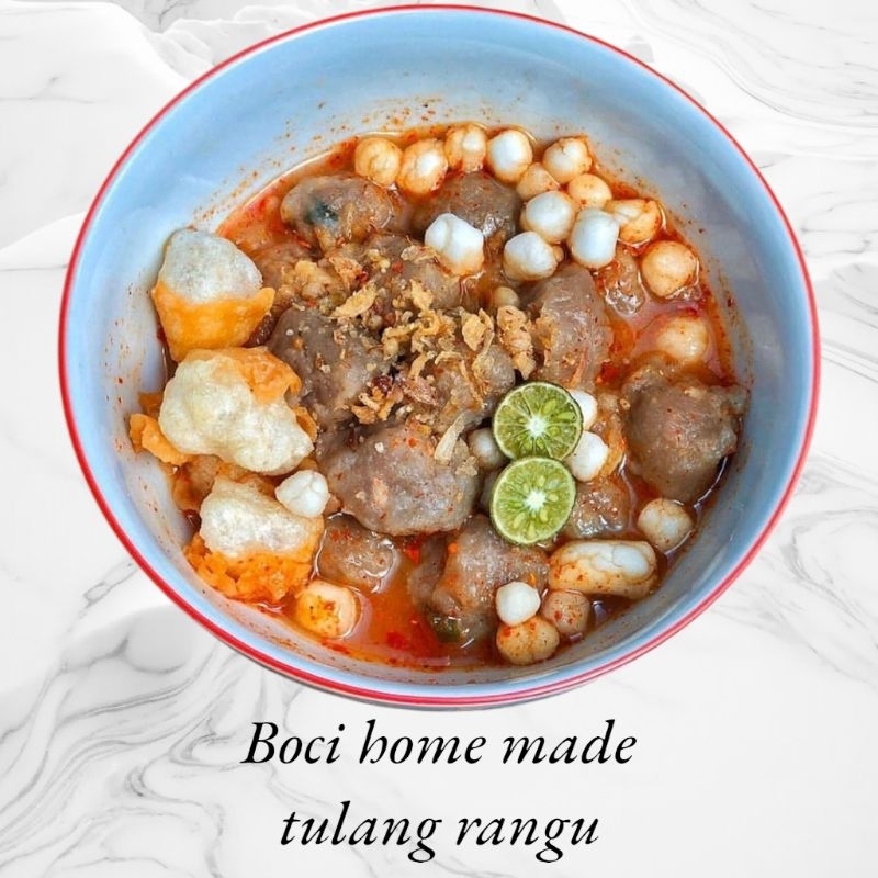 

boci tulang rangu baso aci homemade rangu