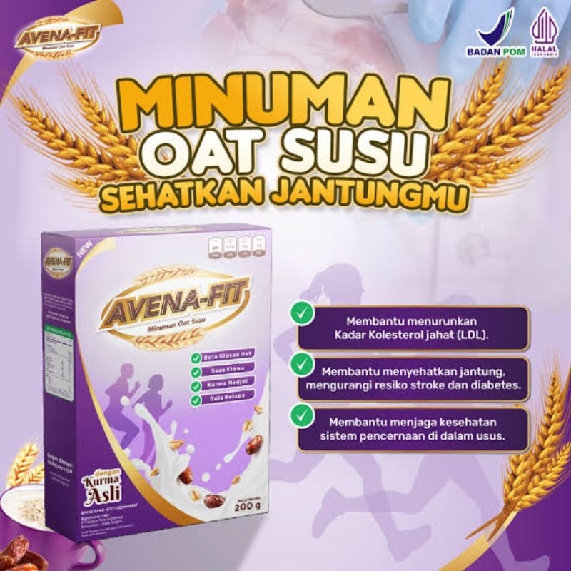 

Avenafit Oat Milk Lezat dan Bergizi untuk Menurunkan Kolesterol dan Menjaga Kesehatan Jantung Asli Original