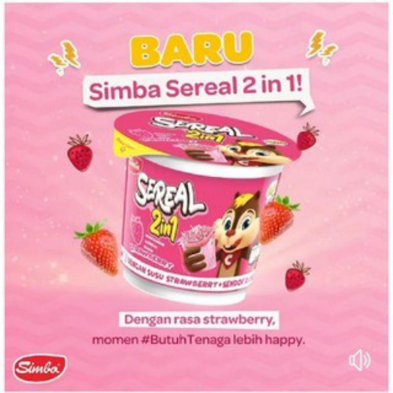 

Simba sereal 2in1 strawberry 22g