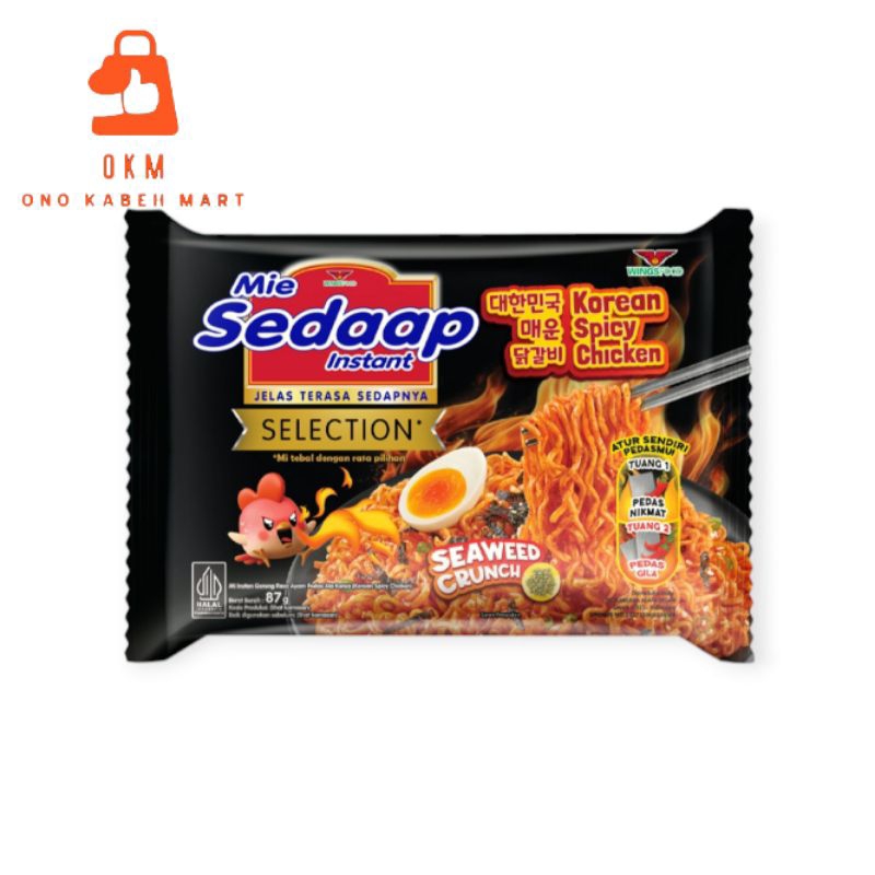 

Sedaap Mie Instant Goreng Selection Korean Spicy Chicken 87 g