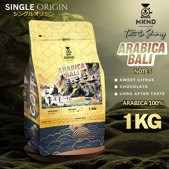 

KOPI ARABIKA BALI KINTAMANI GRADE 1 SINGLE ORIGIN 1 KG GRAM | MKND COFFEE ROASTERY