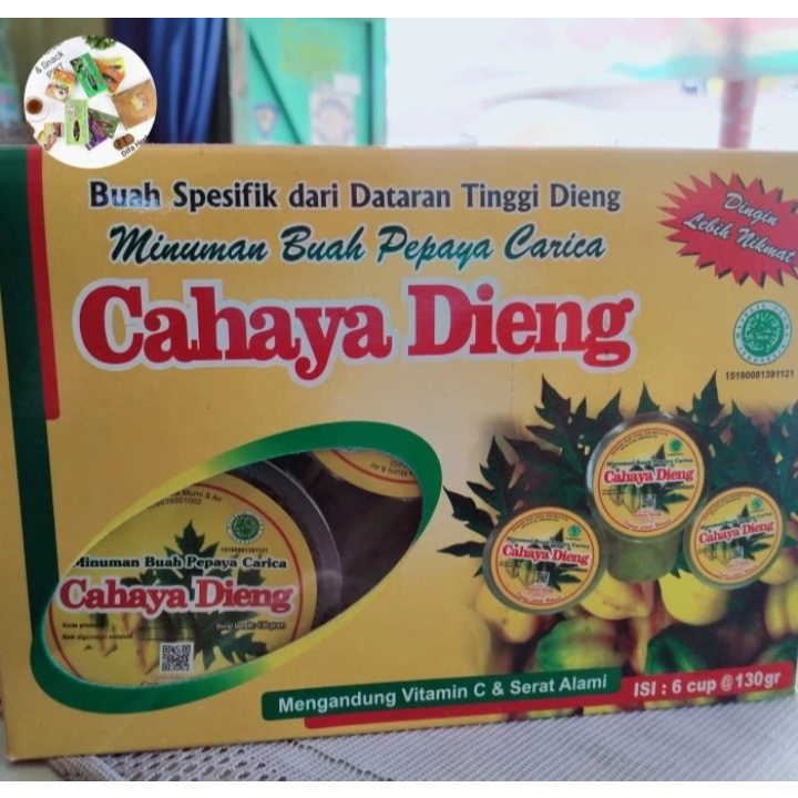 

Terlaris !!! Carica Cahaya Khas Dieng Buah Pepaya Wonosobo Kemasan Box Premium