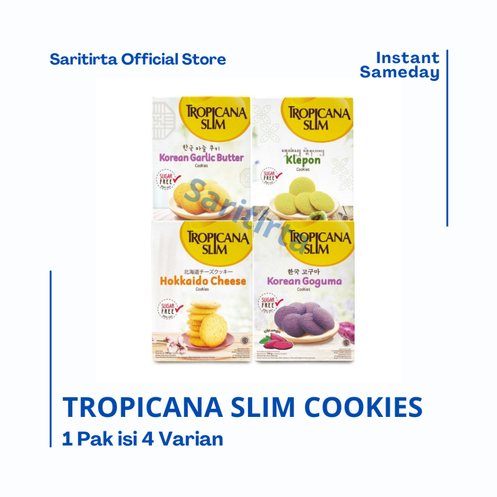 

Biskuit Tropicana Slim Cookies Package 4 Varian