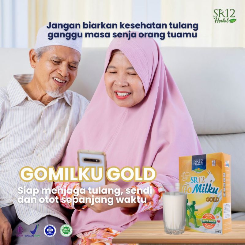 

GOMILKU GOLD SR12 Susu Nutrisi Tulang Sehat
