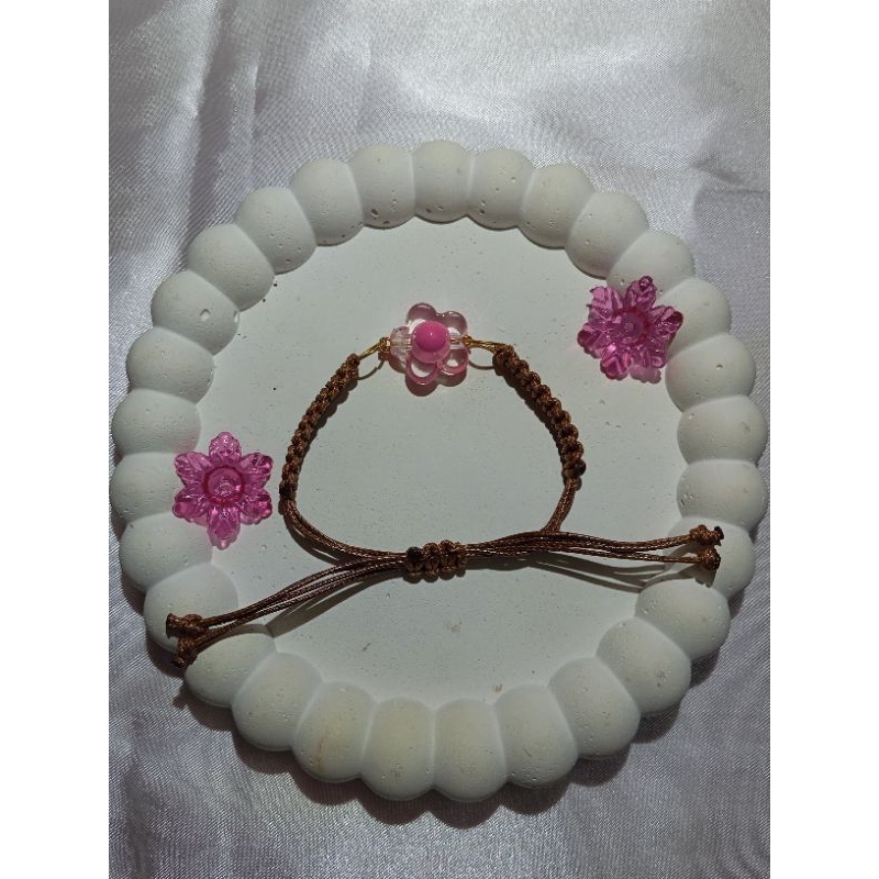 Bracelet|Gelang Tali|Gelang Manik Bunga|Gelang Manik Tali|Gelang Tali Kepang
