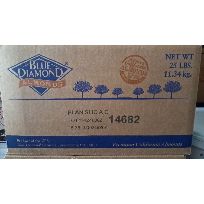 

Almond Slice Blue Diamond 500gr
