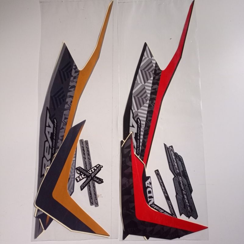Stiker Striping Sticker Motor Honda Beat ISS 2021 List Les Body Motor Honda Beat ISS 2021