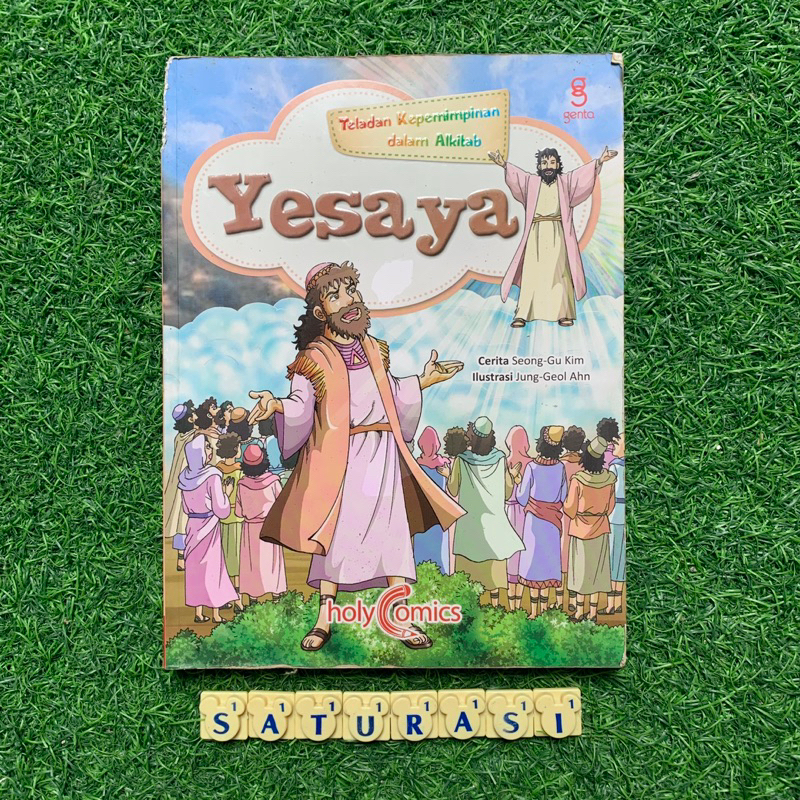 (Saturasi Preloved) DEFECT❗️Komik Teladan Kepeminpinan dalam Alkitab - Yesaya - Komik Anak