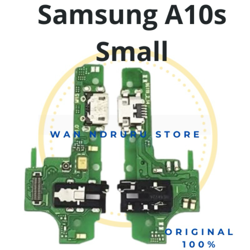 Papan Cas Samsung A10s Small Original Plus Ic/Konektor Cas
