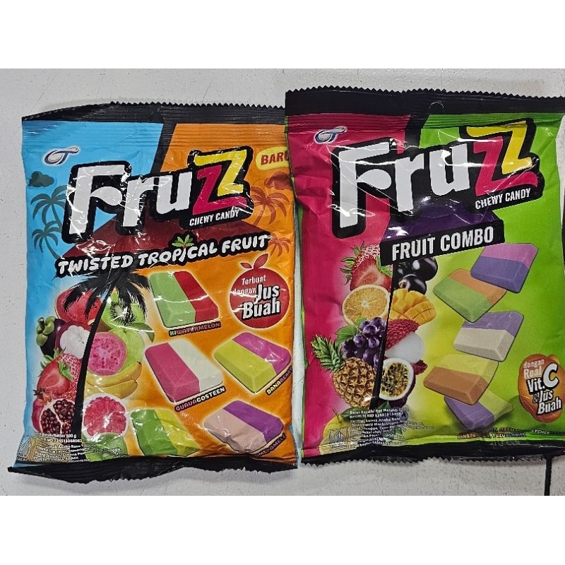 

Fruzz Chewy Candy 100g - Permen Lunak Rasa Aneka Buah